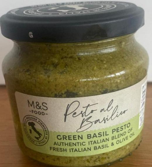 Fotografie - Pesto al basilico M&S Food