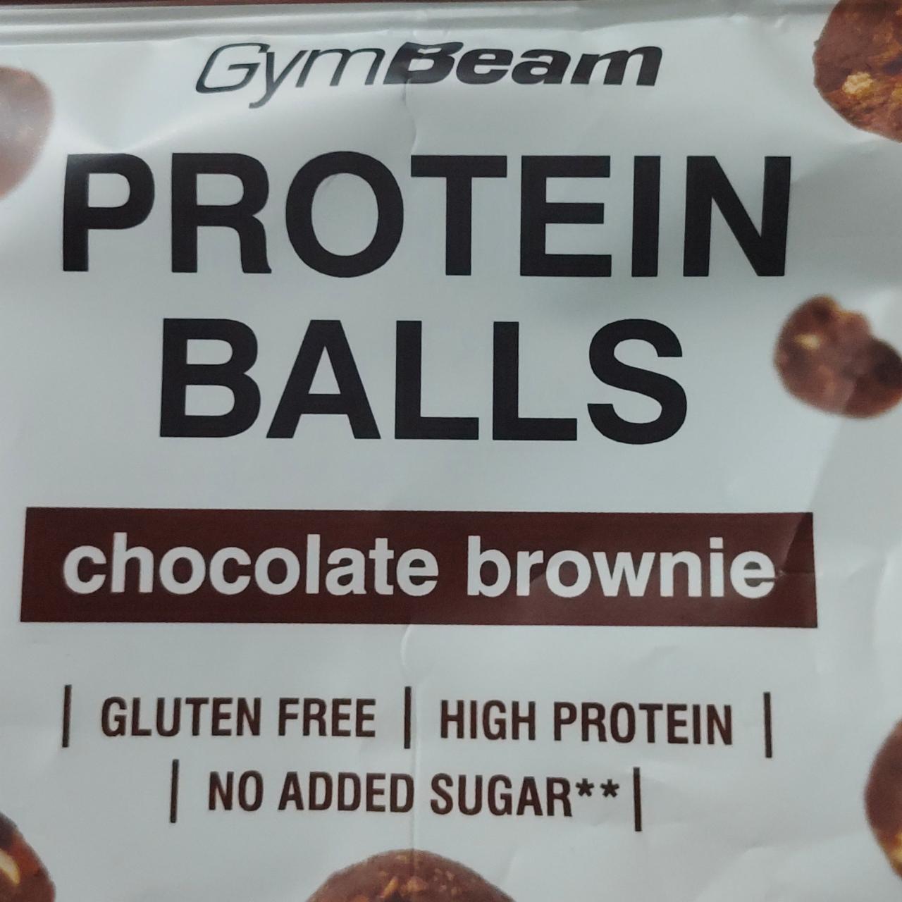 Fotografie - Protein balls chocolate brownie GymBeam