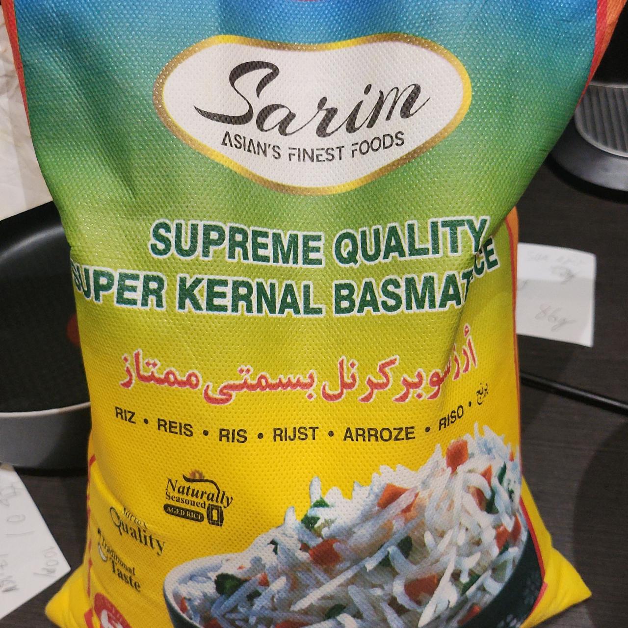 Fotografie - Super kernal basmati rice Sarim