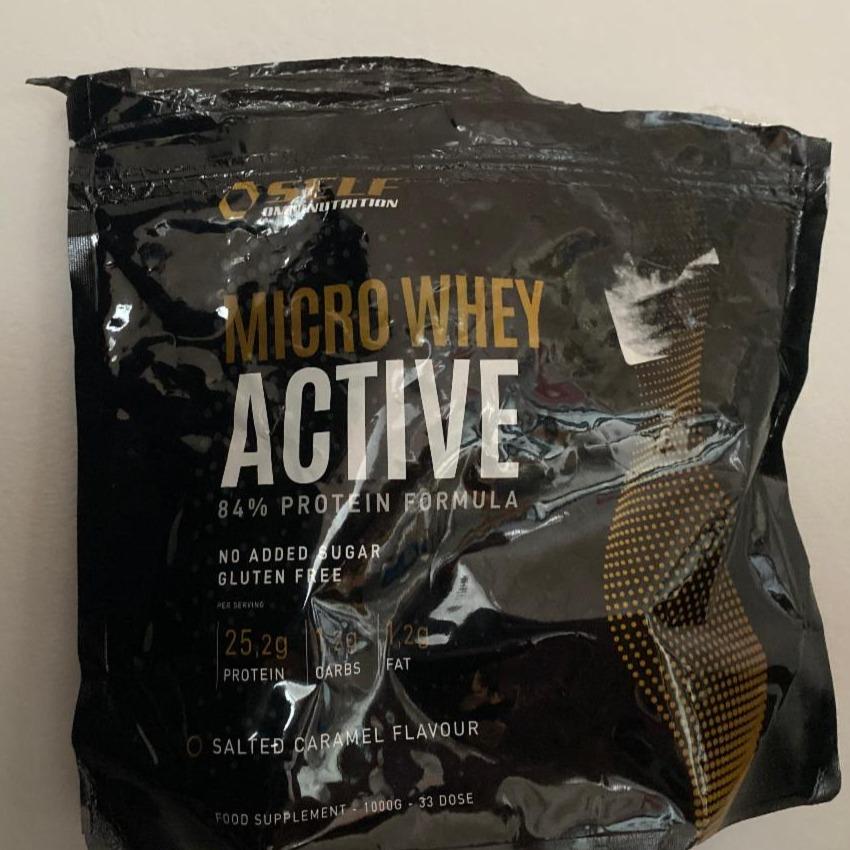 Fotografie - Micro whey active salted caramel flavour SELF