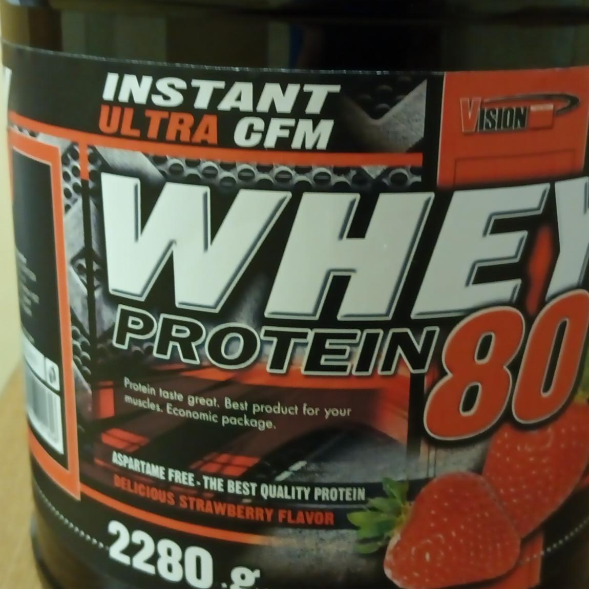 Fotografie - Whey Protein 80 Strawberry Vision