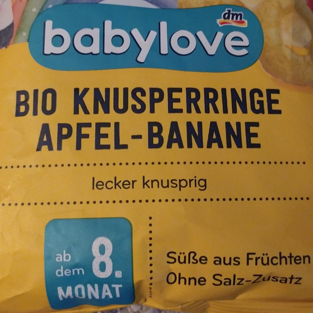 Fotografie - Bio knusperringe apfel-banane Babylove