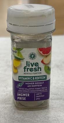 Fotografie - Vitamin & koffein ingwer prise Live fresh