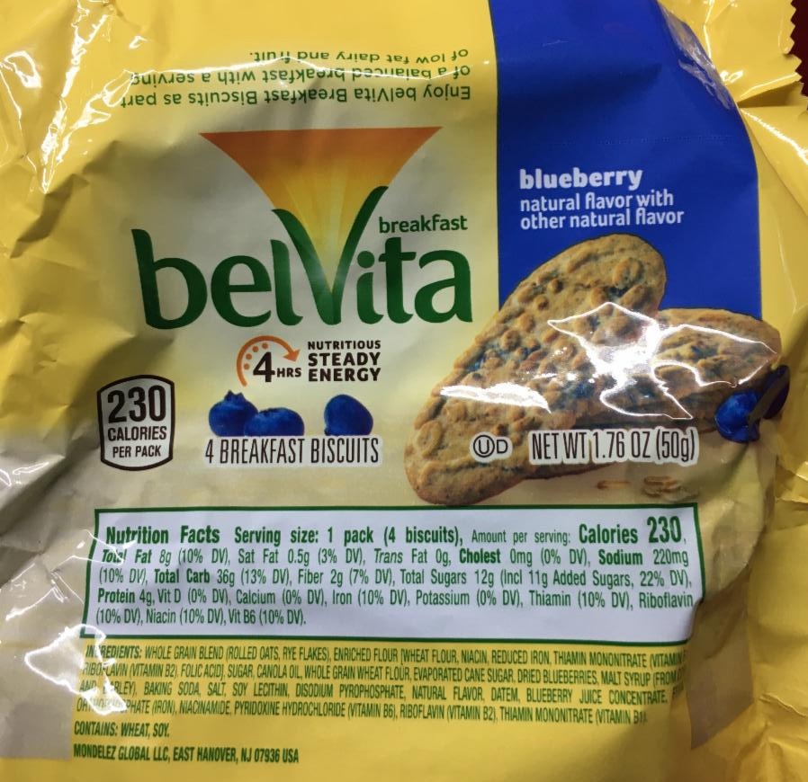 Fotografie - Blueberry breakfast biscuit BelVita