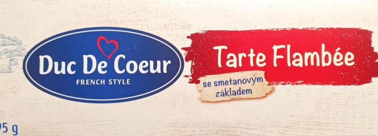 Fotografie - Tarte flambée se smetanovým základem Duc De Coeur