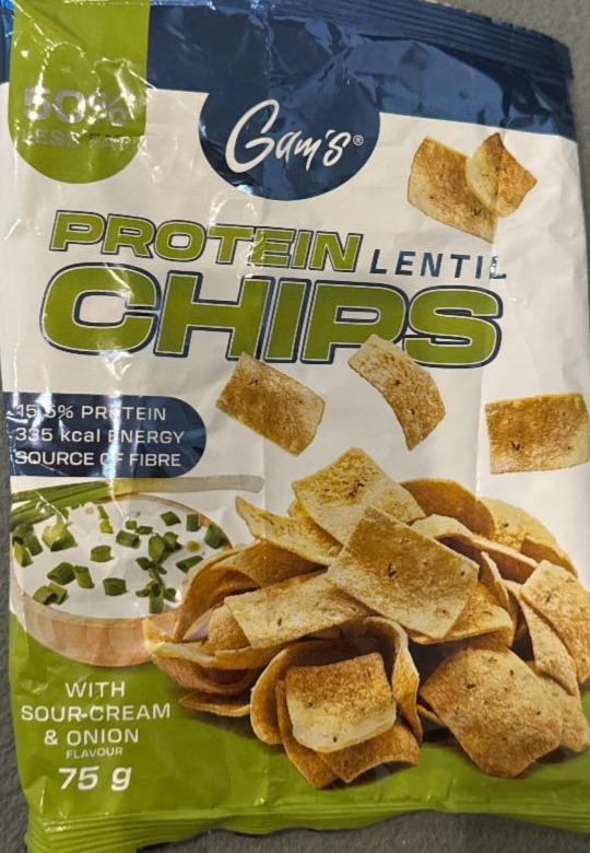 Fotografie - Protein chips with sour cream & onion Gam's