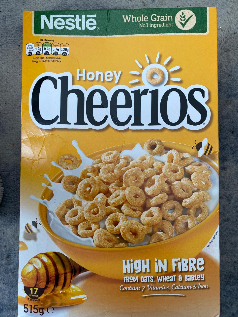 Fotografie - Cheerios honey Nestlé