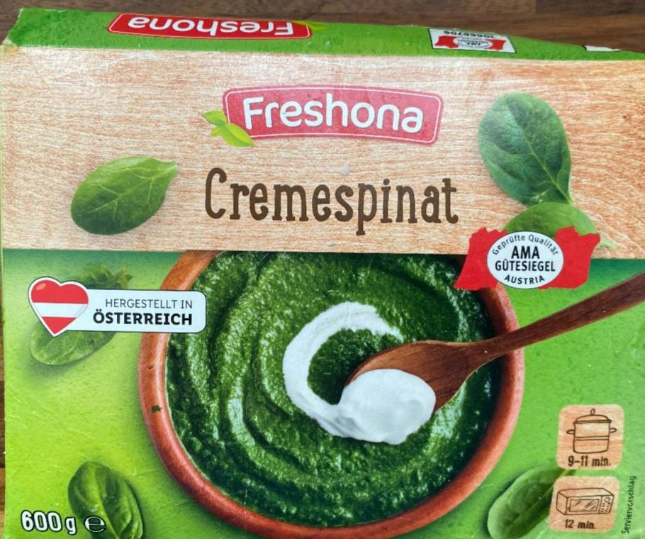 Fotografie - Cremespinat Freshona