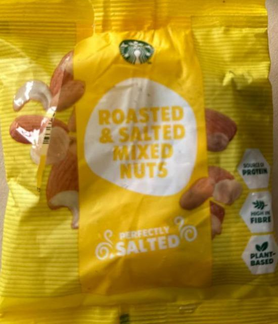 Fotografie - Roasted & salted mixed nuts Starbucks