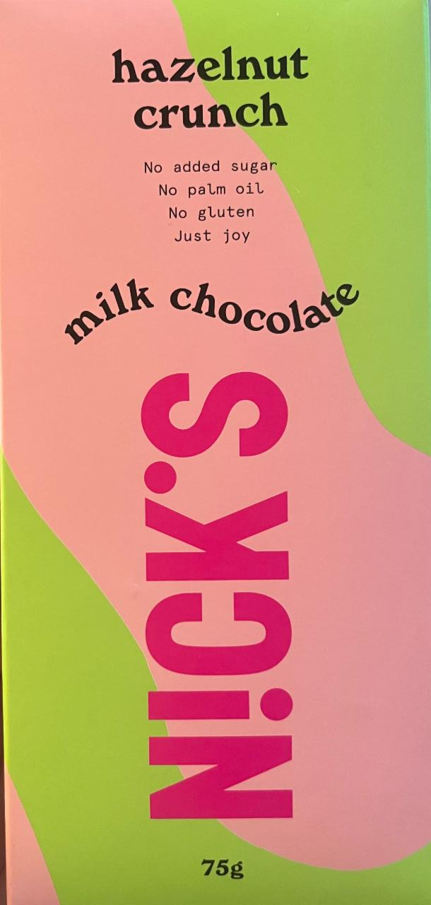 Fotografie - Hazelnut crunch milk chocolate Nicks