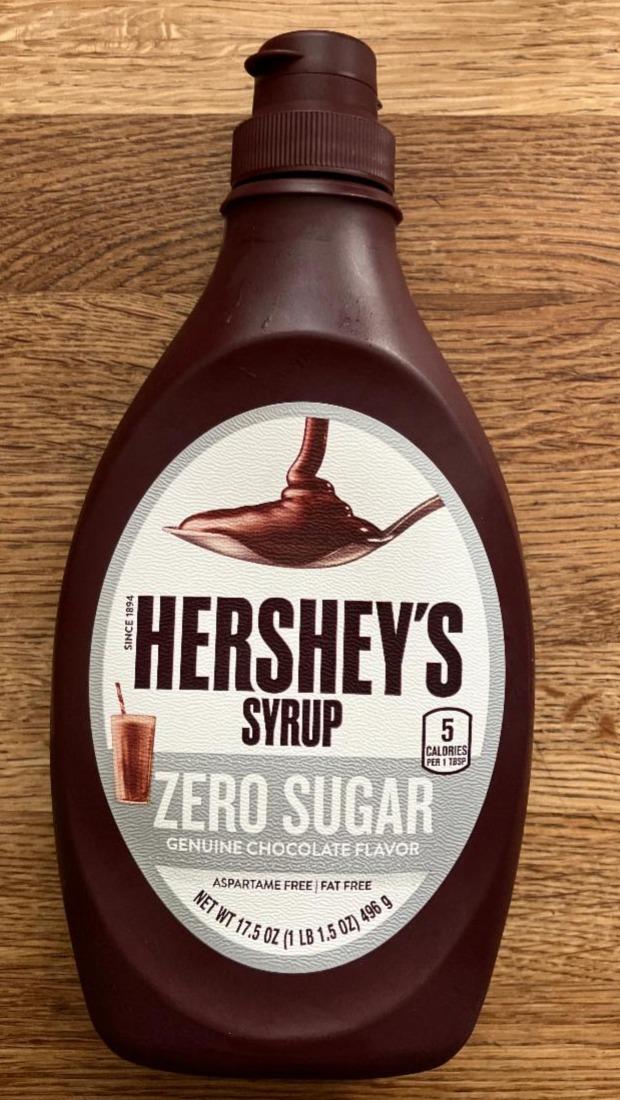 Fotografie - Syrup zero sugar genuine chocolate flavor Hershey’s