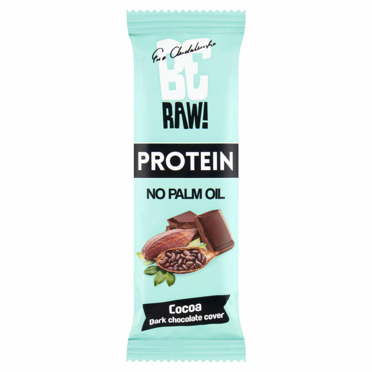 Fotografie - 38% Protein Raw Cocoa Dark chocolate cover Be Raw!