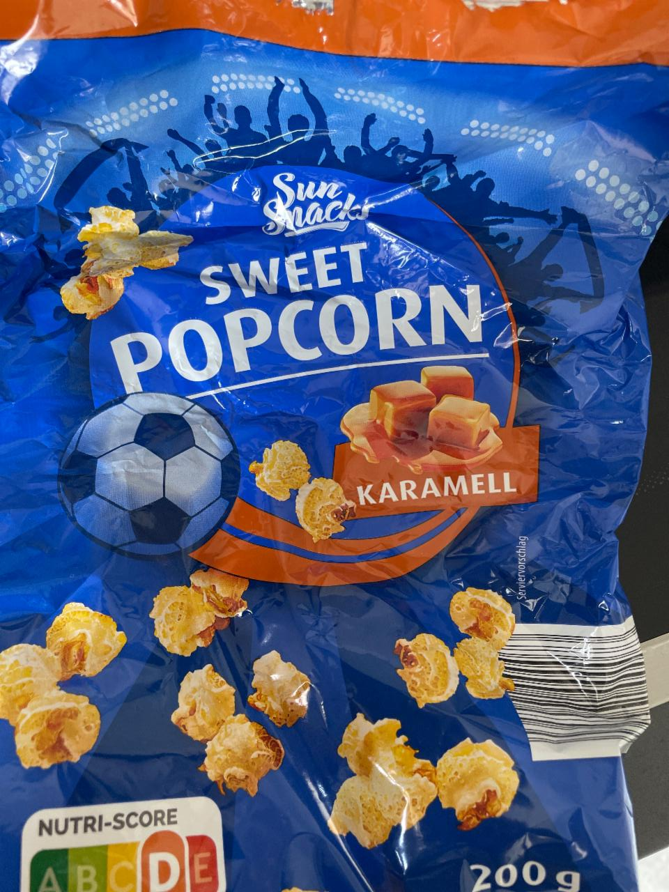 Fotografie - Sweet popcorn karamell Sun Snacks