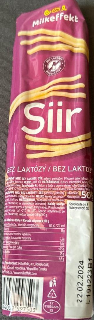 Fotografie - Siir bez laktózy Milkeffekt