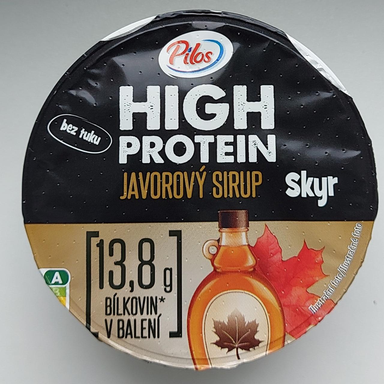 Fotografie - High protein javorový sirup skyr Pilos
