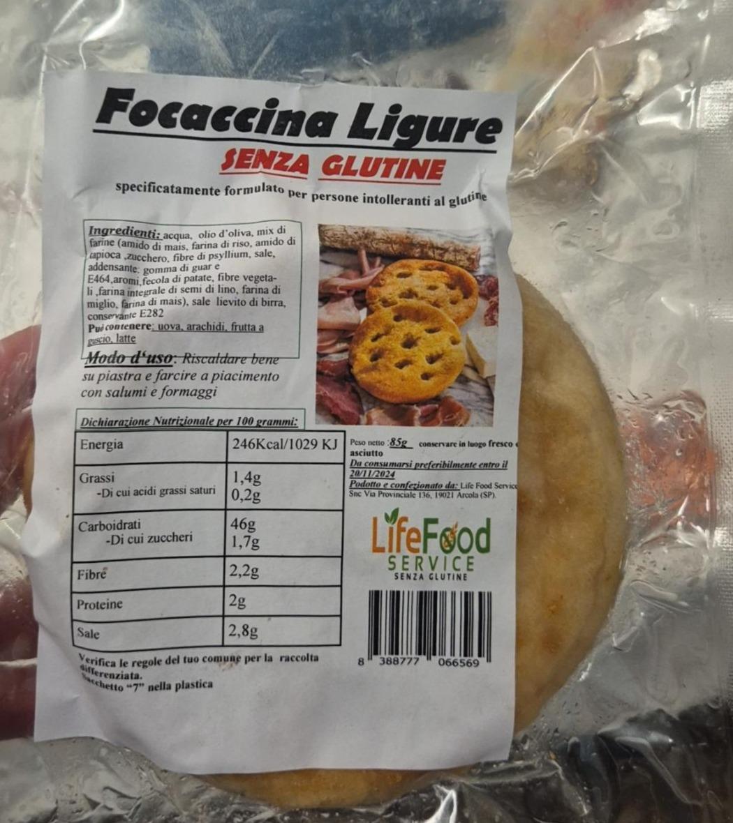 Fotografie - Focaccina ligure senza glutine Lifefood