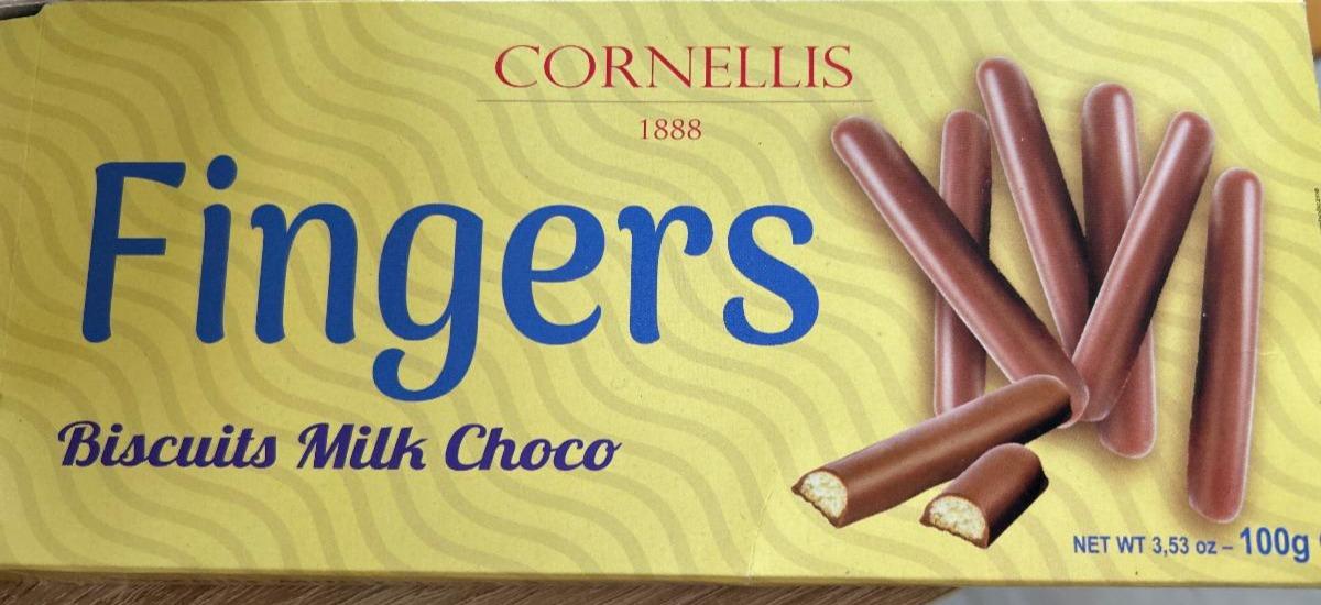 Fotografie - Fingers biscuits milk choco cornellis