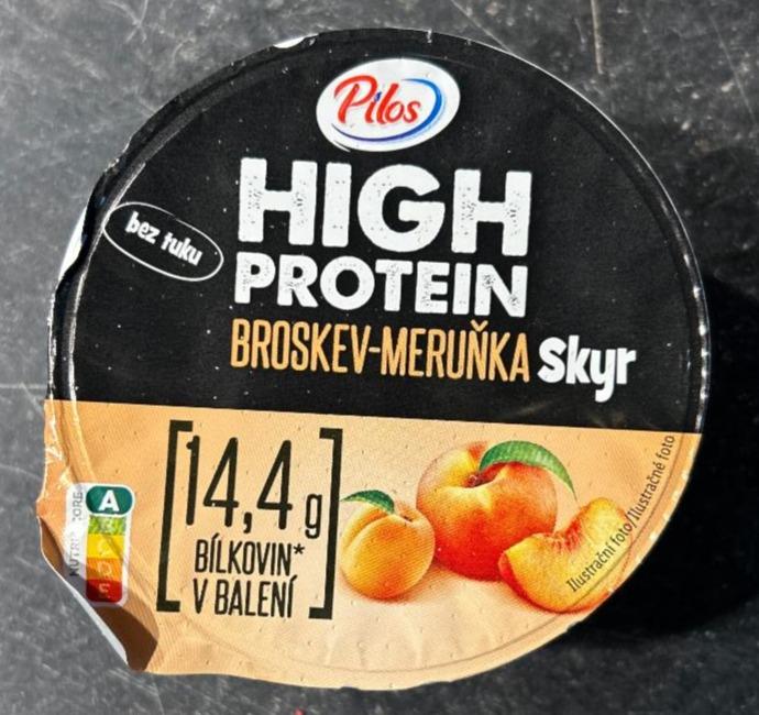 Fotografie - High protein broskev-meruňka skyr Pilos