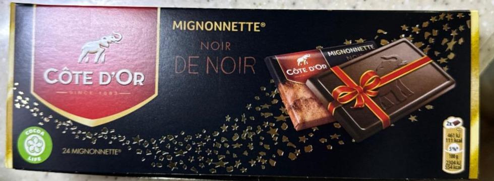 Fotografie - Côte D'or Mignonnette Noir Orange