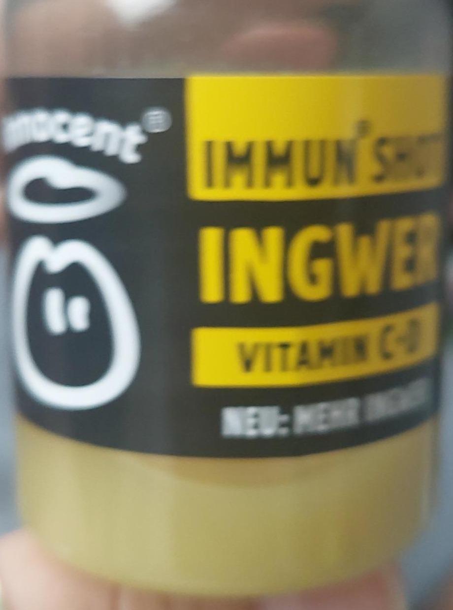 Fotografie - Immun shot ingwer vitamin c+d Innocent