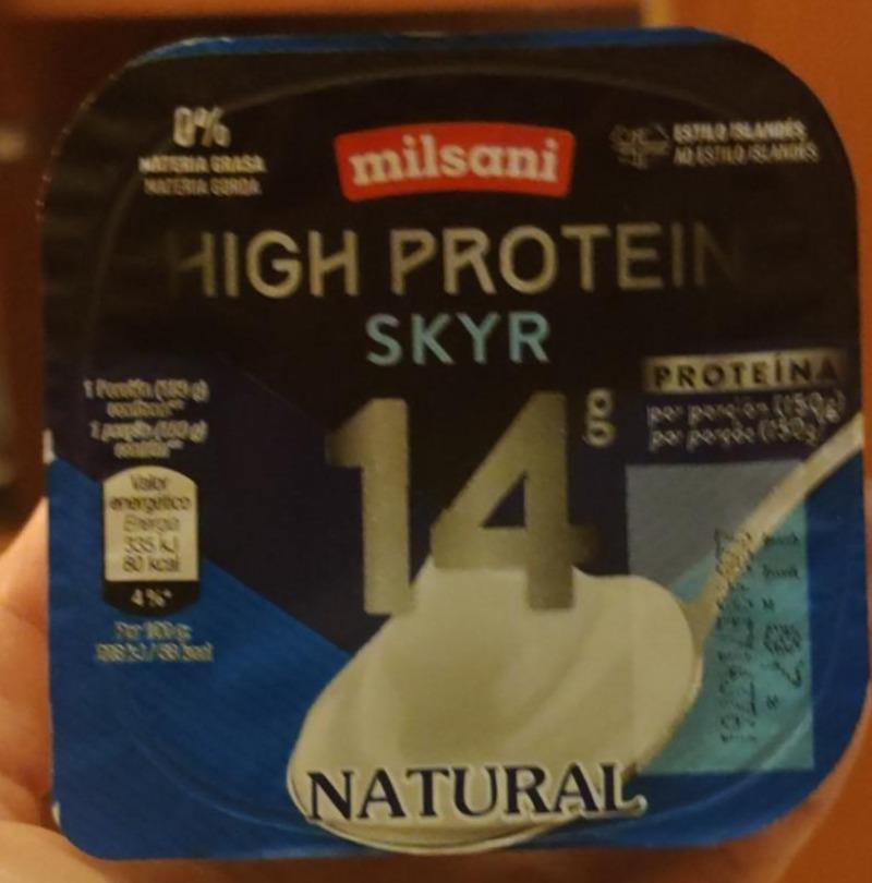 Fotografie - High protein skyr natural Milsani