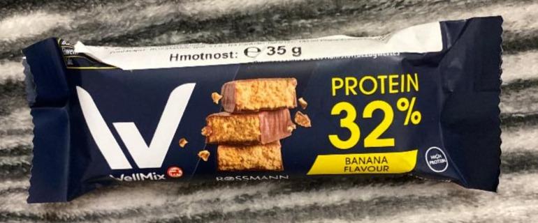 Fotografie - 32% Protein Bananen WellMix