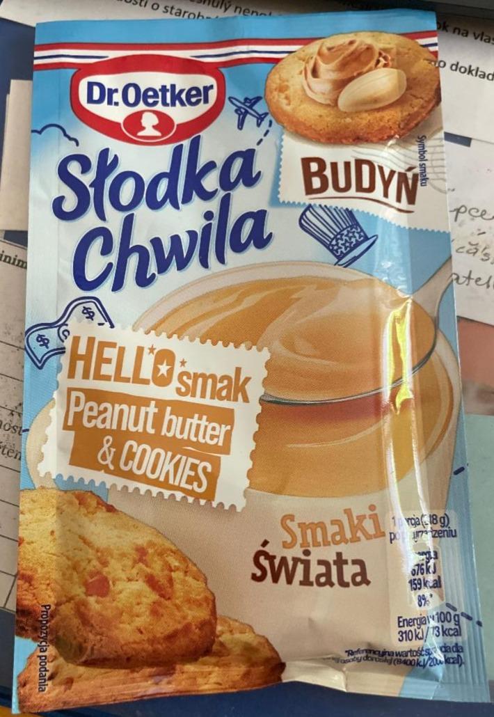 Fotografie - Słodka chwila budyń smak peanut butter & cookies Dr.Oetker