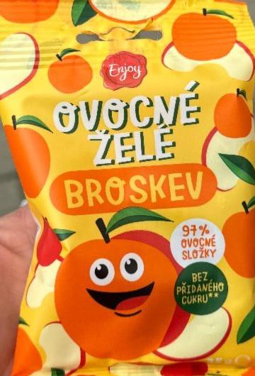 Fotografie - Ovocne želé broskev Enjoy