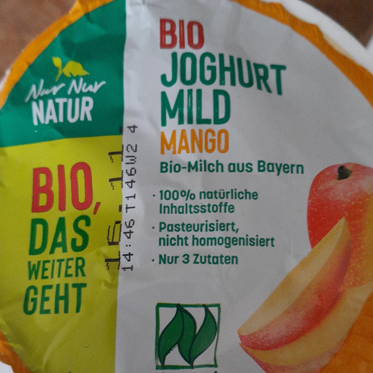 Fotografie - Bio joghurt mild mango Nur Nur Natur