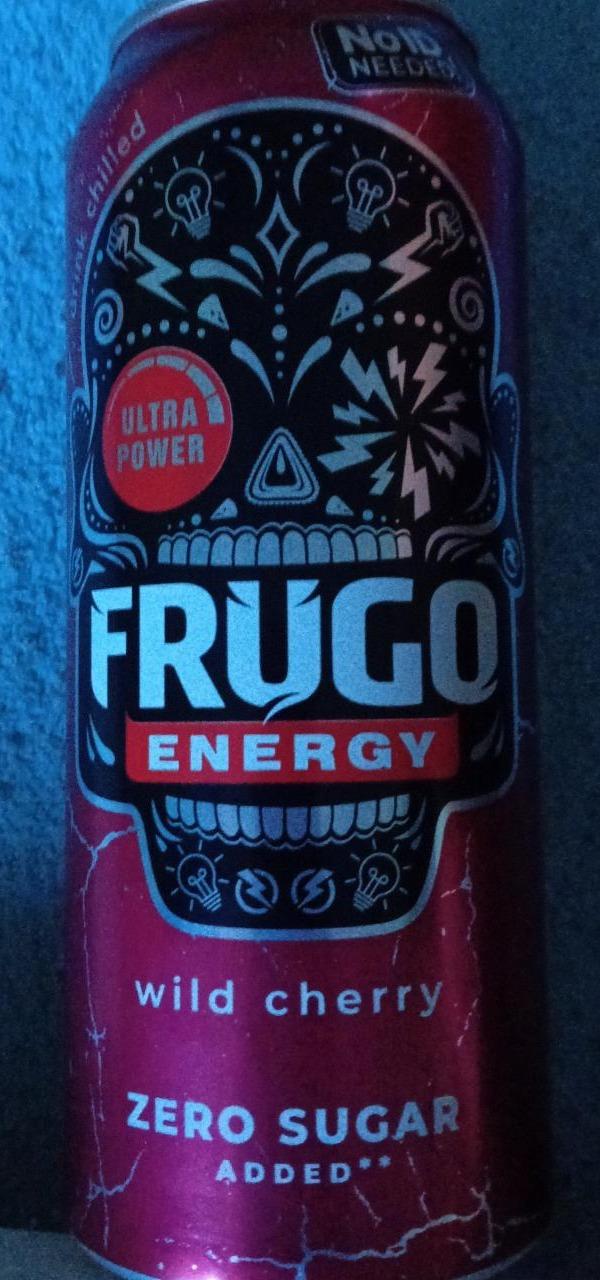 Fotografie - Energy wild cherry zero sugar Frugo