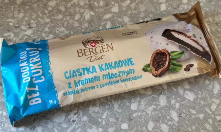 Fotografie - Ciastka kakaowe z kremem mlecznym Bergen diet