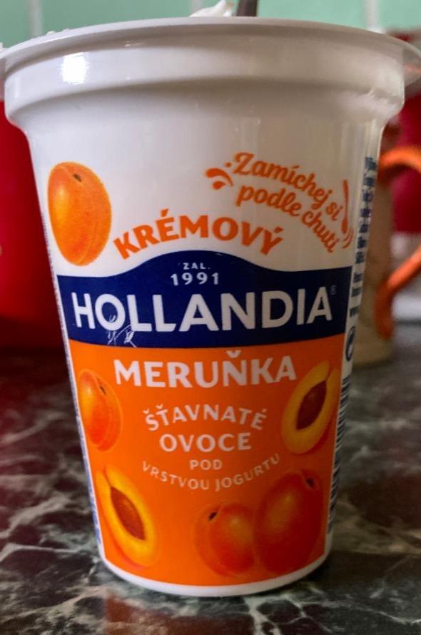 Fotografie - Krémový jogurt meruňka Hollandia