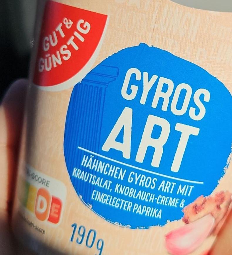 Fotografie - Gyros art Gut&Günstig