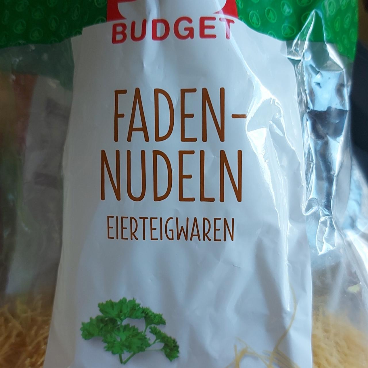 Fotografie - Faden nudeln eierteigwaren S Budget