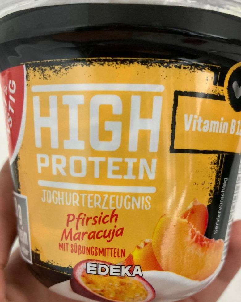 Fotografie - High protein joghurterzeugnis pfirsich maracuja Gut&Günstig