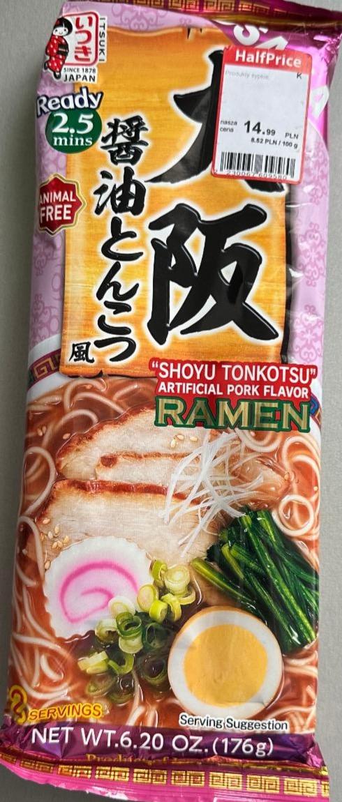 Fotografie - Osaka shoyu tonkotsu artificial pork flavour ramen Itsuki