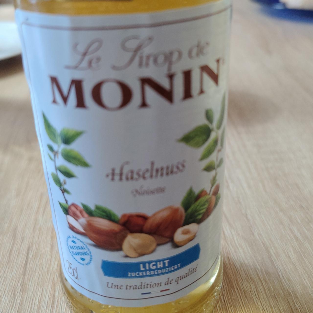 Fotografie - Haselnuss light Le Sirop de Monin