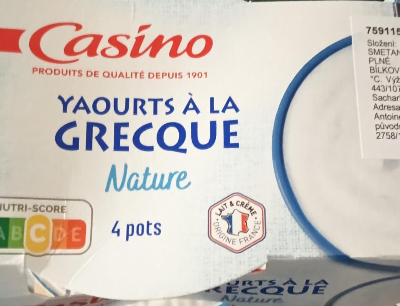 Fotografie - Yaourts à la grecque nature Casino