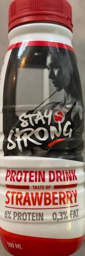 Fotografie - Protein drink strawberry Stay Strong