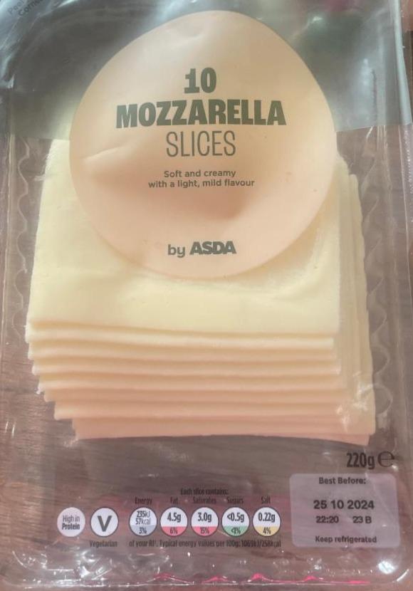 Fotografie - Sliced Mozzarella Asda