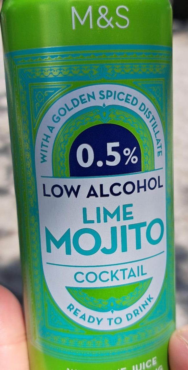 Fotografie - Lime Mojito Cocktail low alcohol M&S