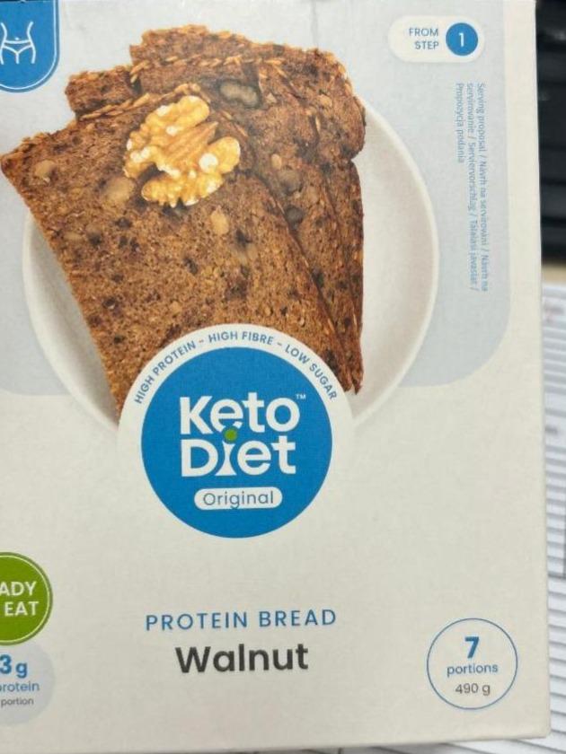 Fotografie - Protein bread walnut KetoDiet