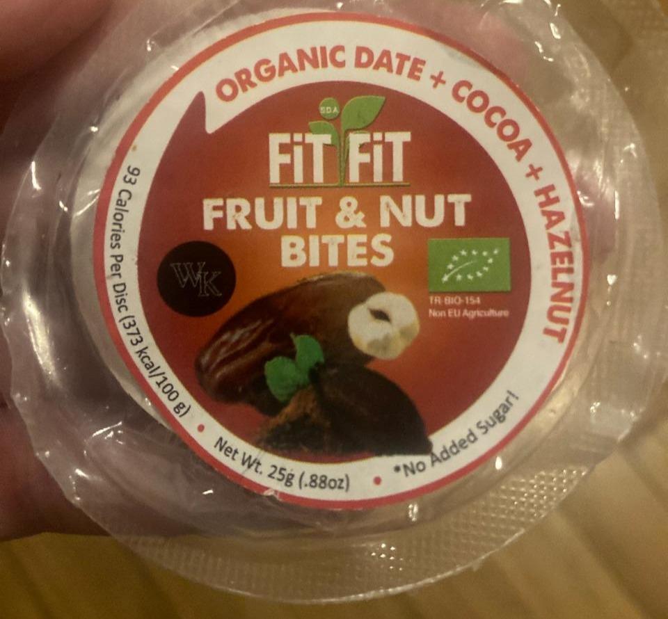 Fotografie - Bio fruit & nut bites Fit Fit