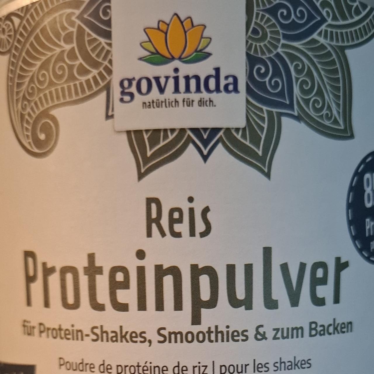 Fotografie - Reis proteinpulver Govinda