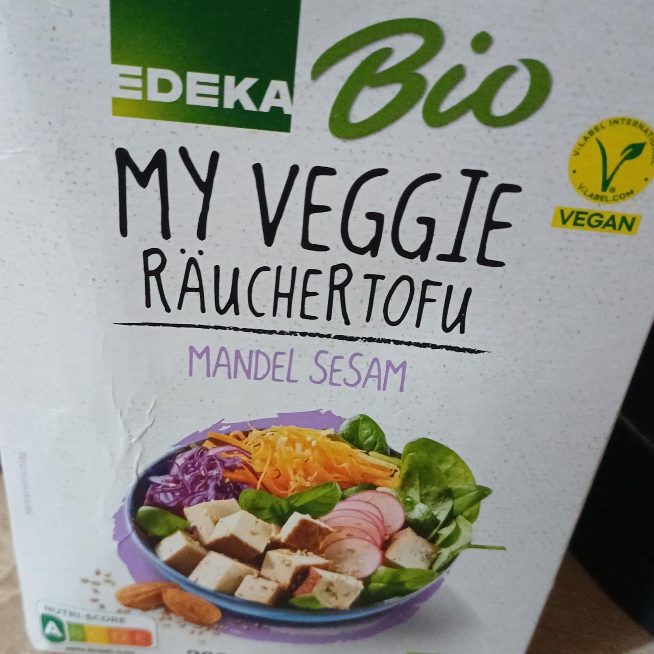 Fotografie - My veggie räuchertofu mandel sesam Edeka