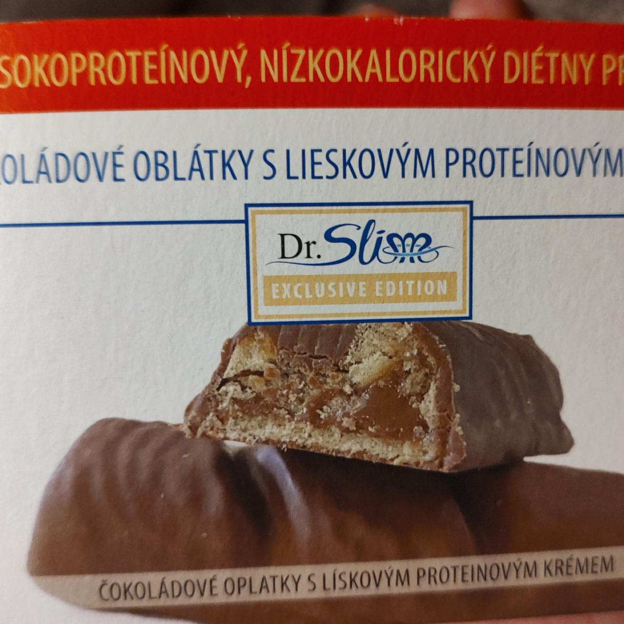 Fotografie - Čokoládové oblátky s lieskovým proteínovým krémom Dr.Slim