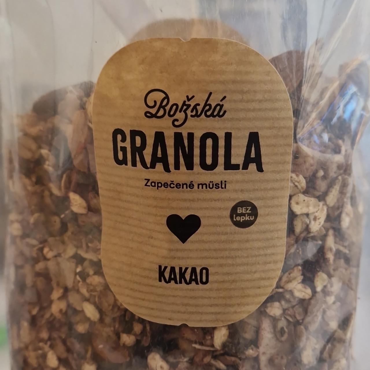 Fotografie - Zapečené müsli kakao Božská granola