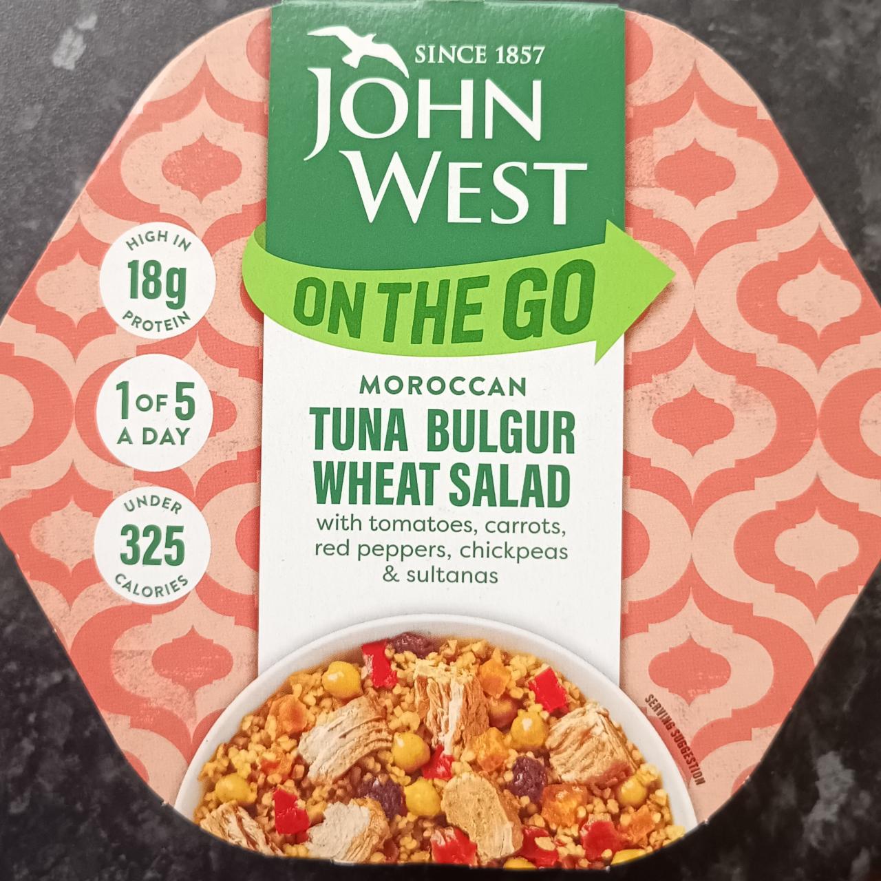 Fotografie - On The Go moroccan tuna bulgur wheat salad John West