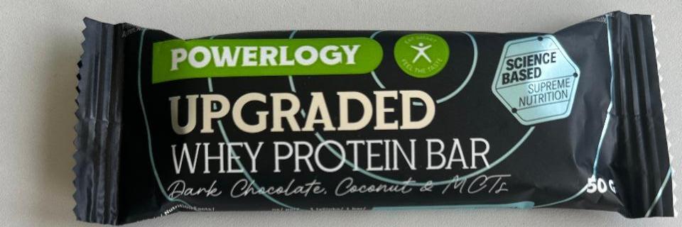 Fotografie - Upgraded Whey Protein Bar Powerlogy