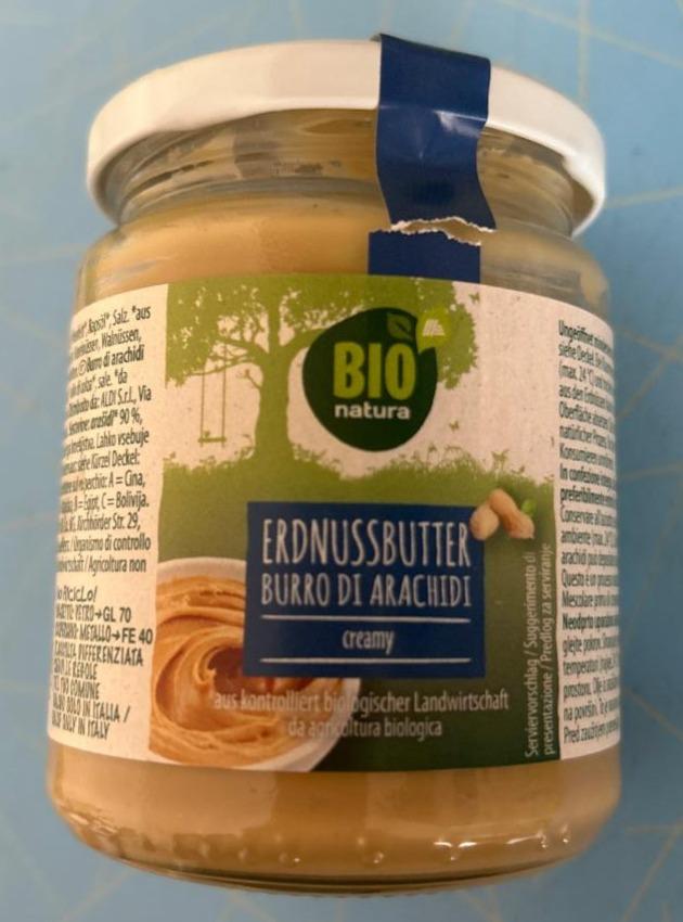 Fotografie - Erdnussbutter burro di arachidi creamy Bio natura